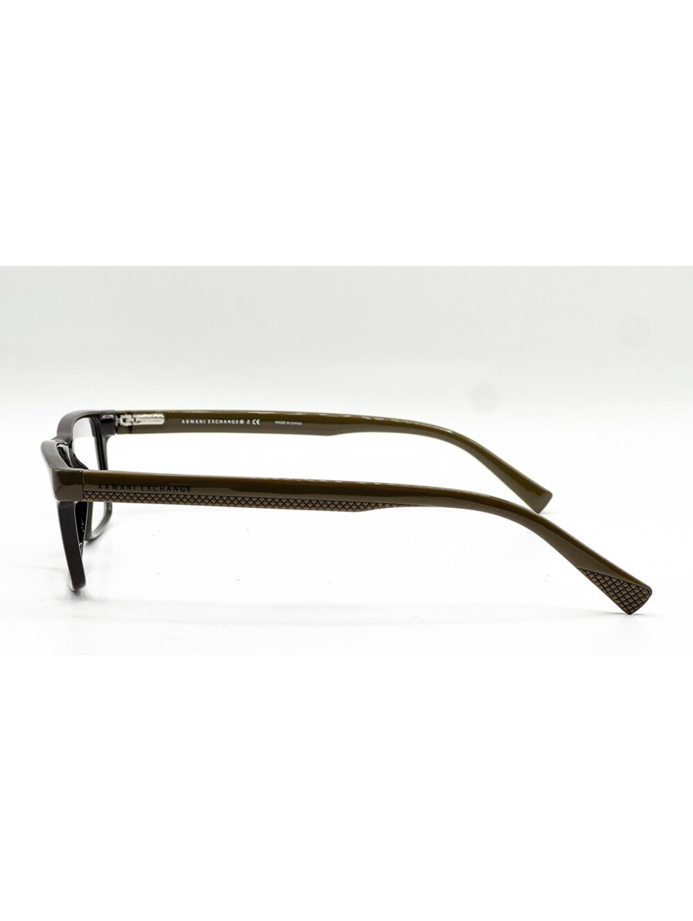 Armani Exchange AX 3011 8086 Phantom Capers Rectangle Eyeglass Frames 52-16-145 - Picture 2 of 5